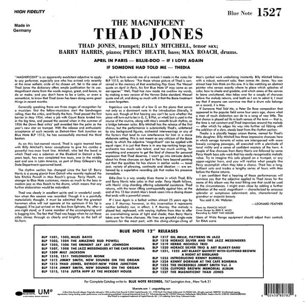The Magnificent Thad Jones - secondary