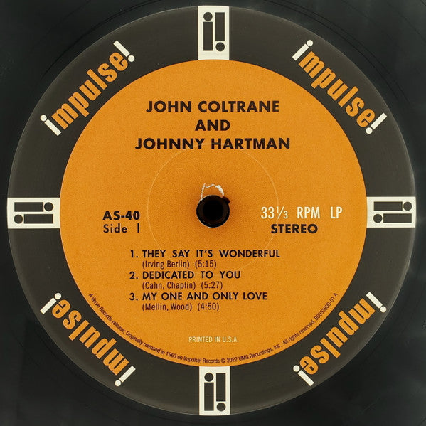 John Coltrane and Johnny Hartman - secondary