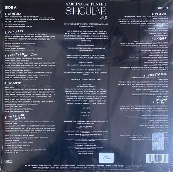 Singular Act II - secondary
