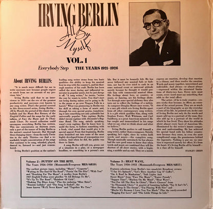 Irving Berlin - All By Myself: Vol. 1
