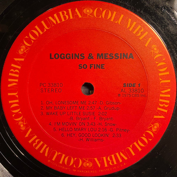 Loggins And Messina - So Fine