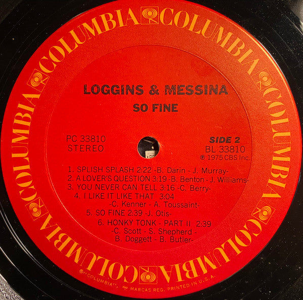 Loggins And Messina - So Fine