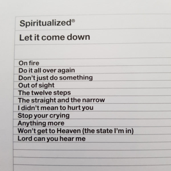 Let It Come Down - secondary