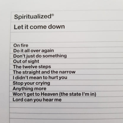 Let It Come Down - secondary