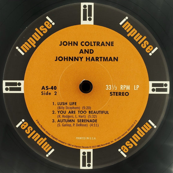 John Coltrane and Johnny Hartman - secondary