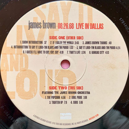Say It Live And Loud (08.26.68 Live In Dallas) - secondary