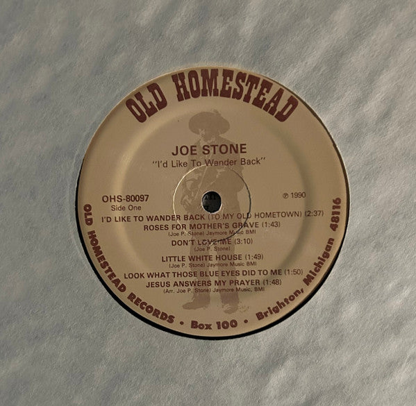 Joe Stone - I’d Like To Wander Back