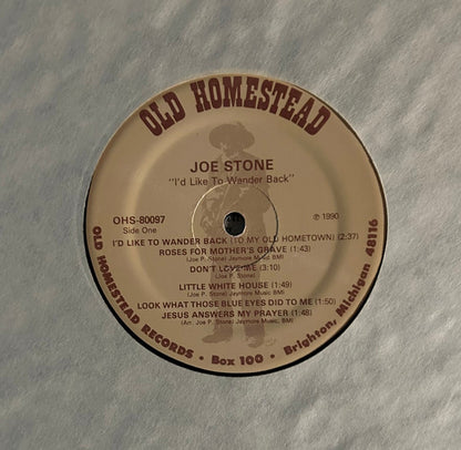 Joe Stone - I’d Like To Wander Back