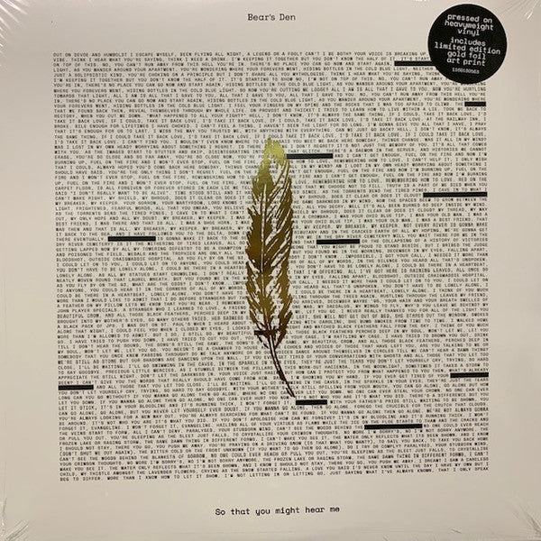 So That You Might Hear Me - primary