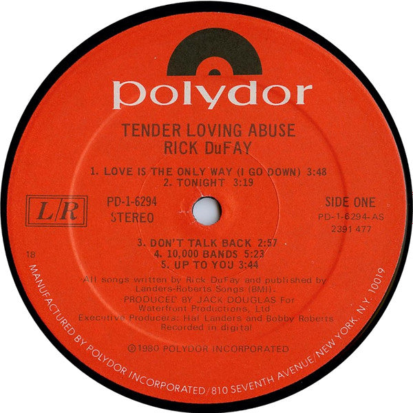 Rick Dufay - Tender Loving Abuse