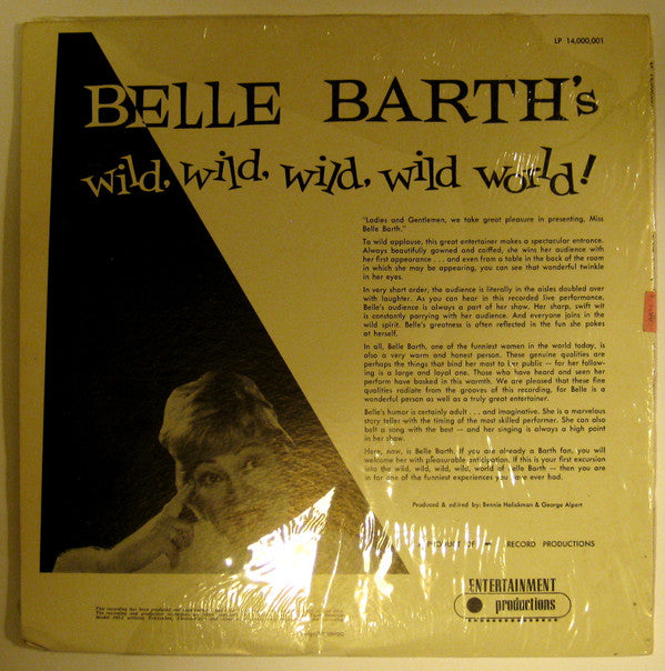 Belle Barth - Belle Barth's Wild, Wild, Wild, Wild World