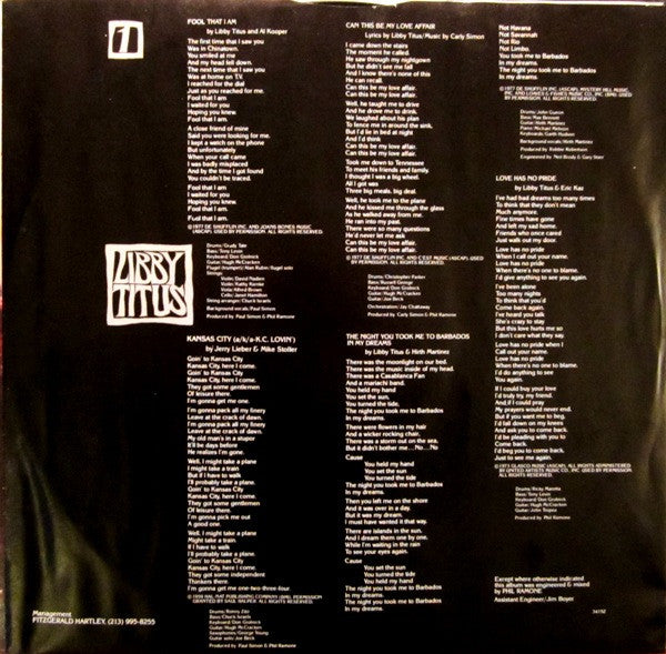 Libby Titus - secondary