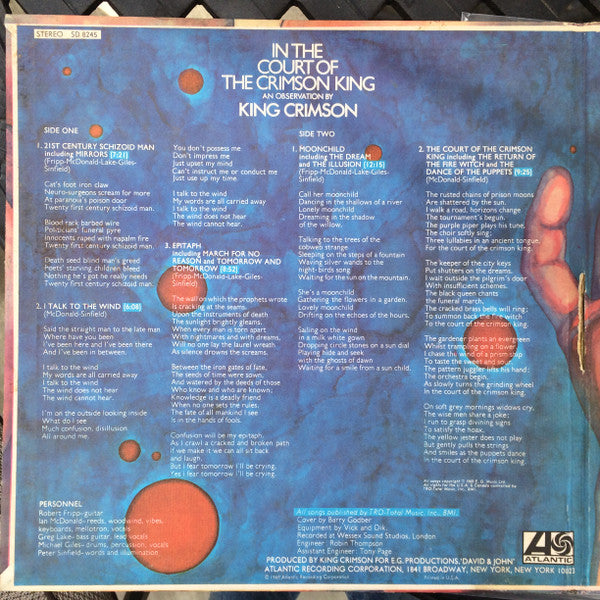 In The Court Of The Crimson King (An Observation By King Crimson) - secondary