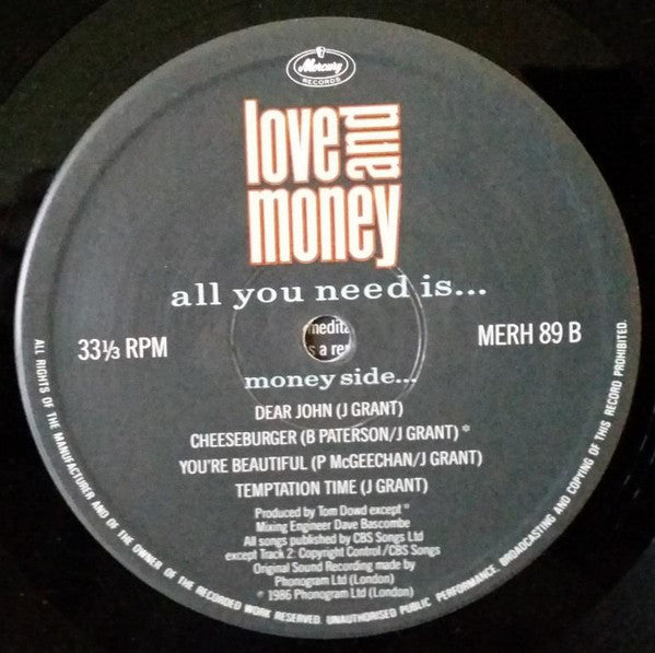 Love And Money - All You Need Is...
