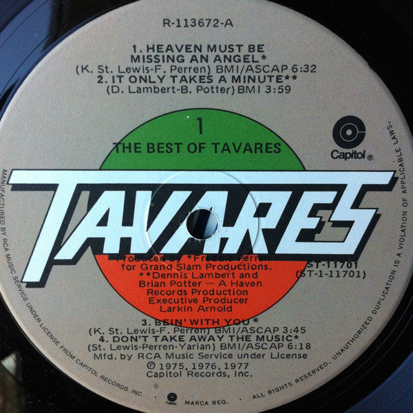 The Best Of Tavares - secondary