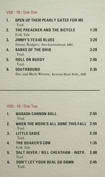 Doc Watson On Stage - secondary