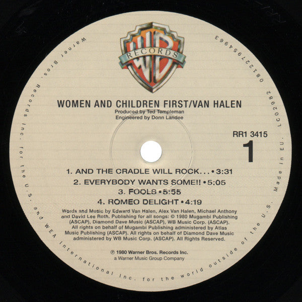 Women And Children First - secondary