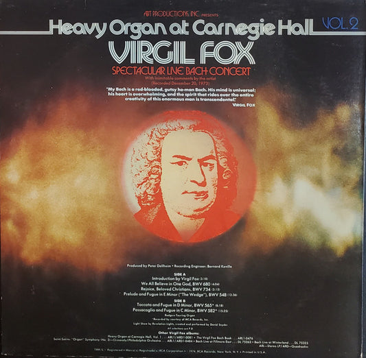 Heavy Organ At Carnegie Hall, Vol. 2 - secondary