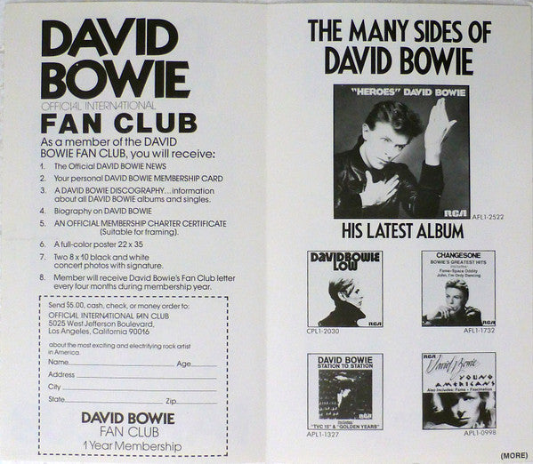 David Bowie - Aladdin Sane