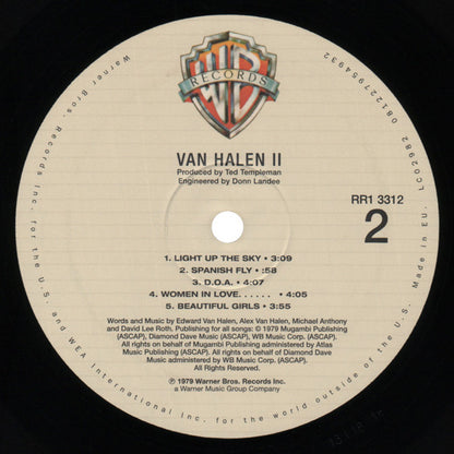 Van Halen II - secondary