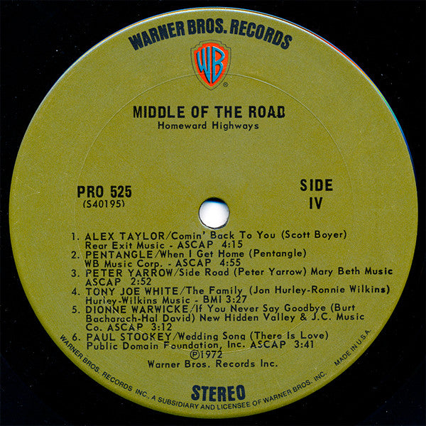 Various - Middle Of The Road