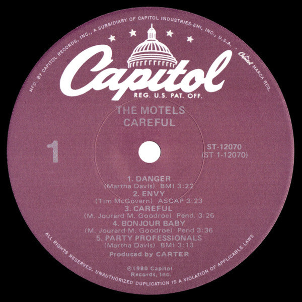 The Motels - Careful