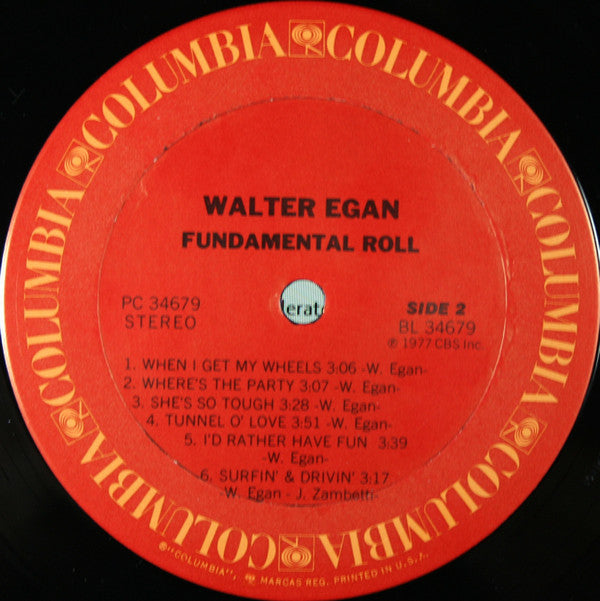 Walter Egan - Fundamental Roll
