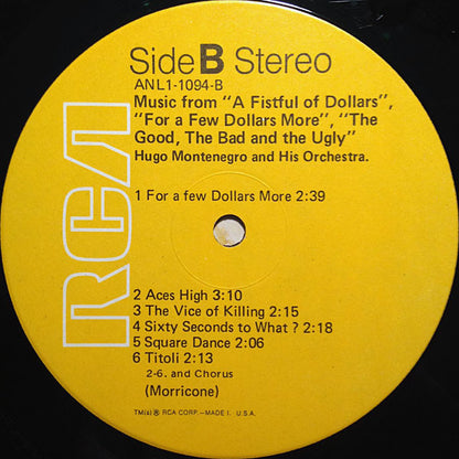 Music From "A Fistful Of Dollars", "For A Few Dollars More" & "The Good, The Bad And The Ugly" - secondary
