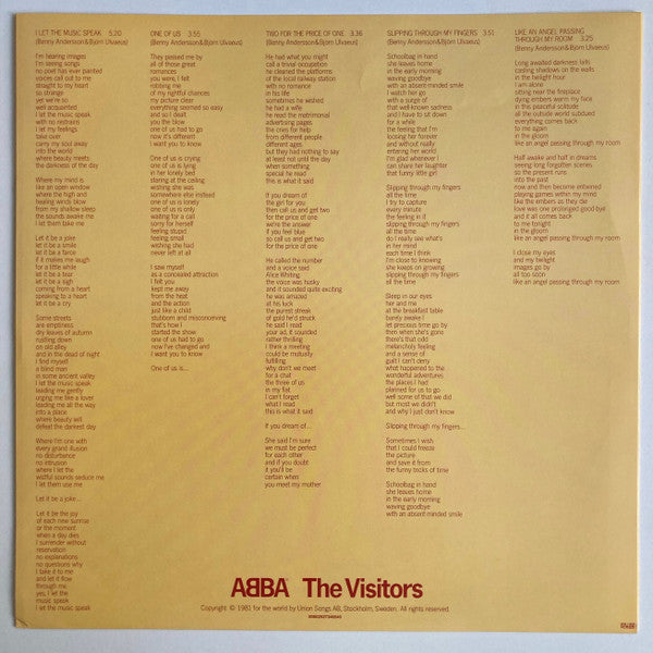 The Visitors - secondary