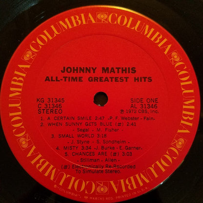 Johnny Mathis - Johnny Mathis' All-Time Greatest Hits