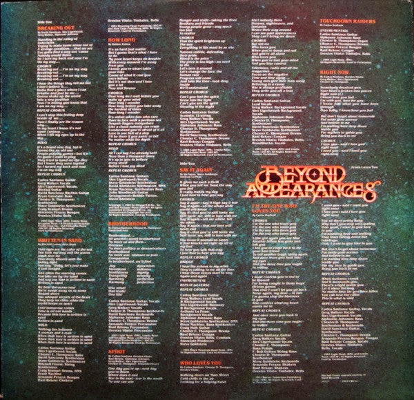 Beyond Appearances - secondary