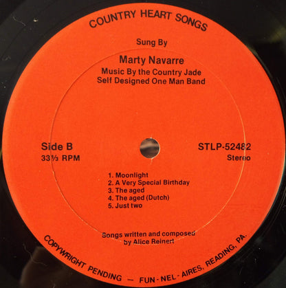 Marty Navarre - Sings And Plays (Penna. Dutch) Country Heart Songs