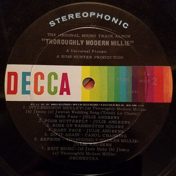 Various - Thoroughly Modern Millie (The Original Sound Track Album)