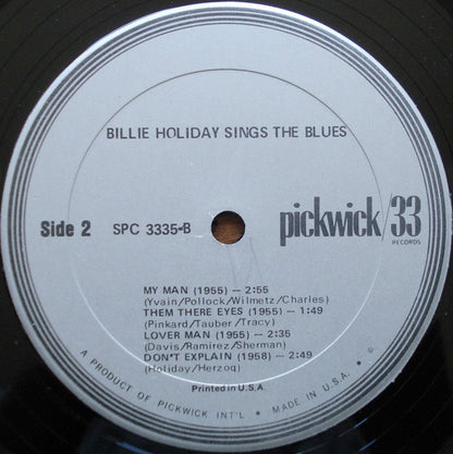 Billie Holiday Sings The Blues - secondary