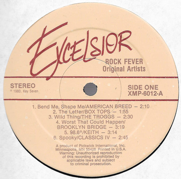 Rock Fever Original Artists - secondary