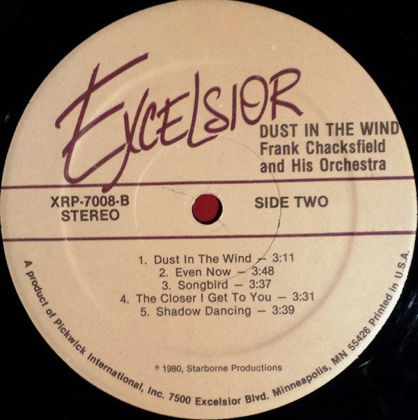 Frank Chacksfield & His Orchestra - Dust In The Wind
