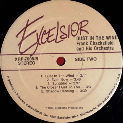Frank Chacksfield & His Orchestra - Dust In The Wind