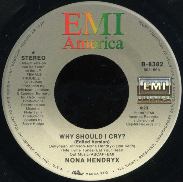 Why Should I Cry? - secondary
