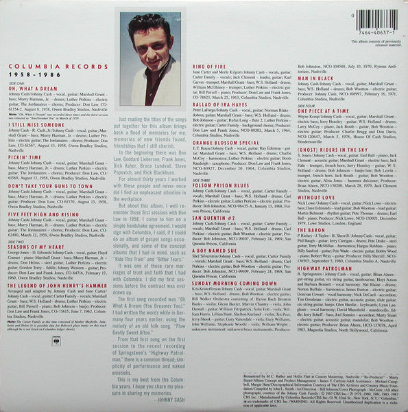 Columbia Records 1958 - 1986 - secondary