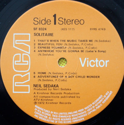 Neil Sedaka - Solitaire