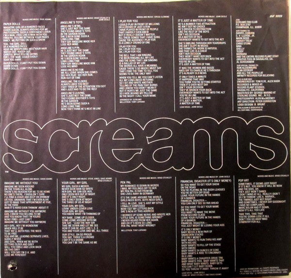 Screams - secondary