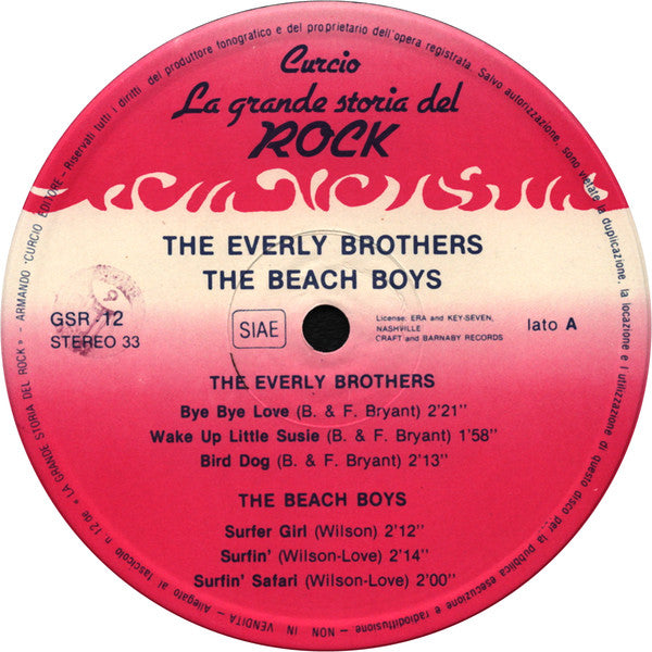 The Everly Brothers / The Beach Boys / Gladys Knight / Disco Tex - secondary