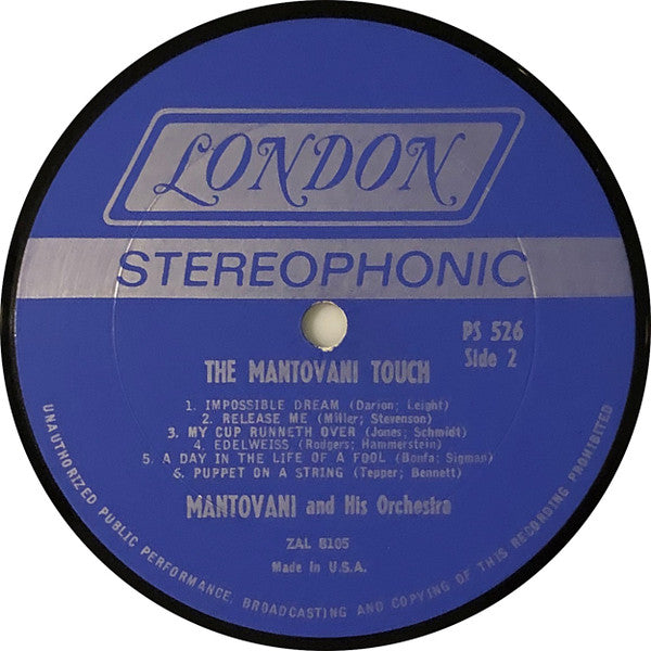 Mantovani And His Orchestra - The Mantovani Touch