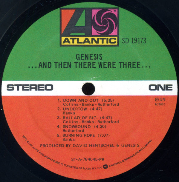 Genesis - ...And Then There Were Three...