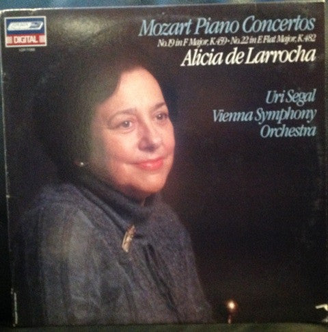 Wolfgang Amadeus Mozart, Alicia De Larrocha, Uri Segal, Wiener Symphoniker - Piano Concertos No.19 In F Major, K.459 • No.22 In E Flat Major, K.482