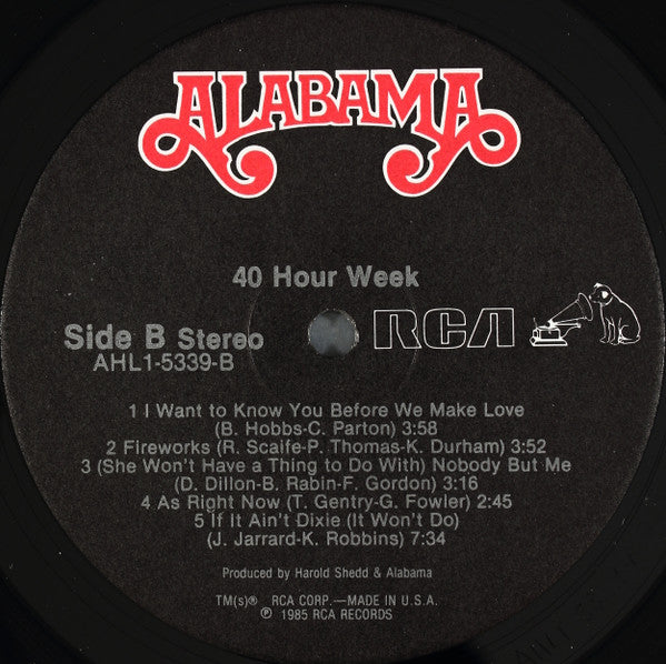 40 Hour Week - secondary