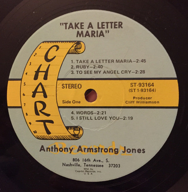 Anthony Armstrong Jones - Take A Letter Maria