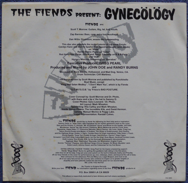 The Fiends - Gynecölögy