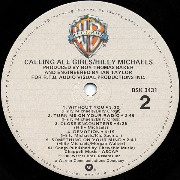 Hilly Michaels - Calling All Girls