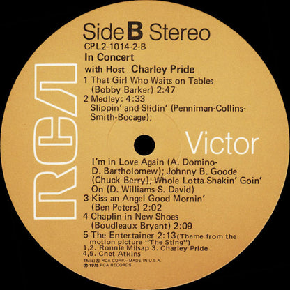Various - In Concert With Host Charley Pride